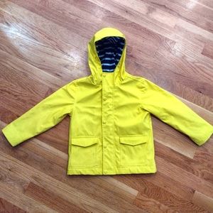 Joe Fresh Yellow Kids Rain Coat Size 4T